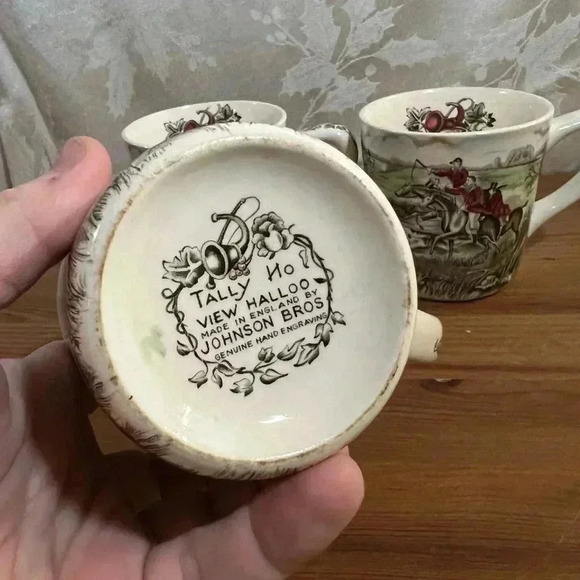 Vintage Set of 3  Johnson Bros Tally Ho Collection – 1960s - Picture 4 of 4